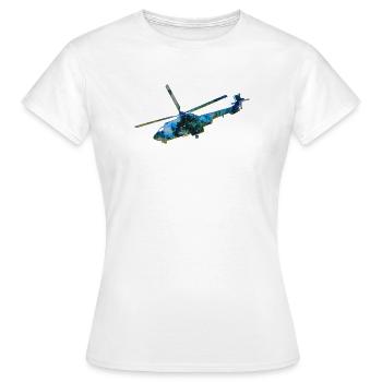 Helicopter Heli - Women's T-Shirt - white - Front - AI Model Female 172 dark (172cm)