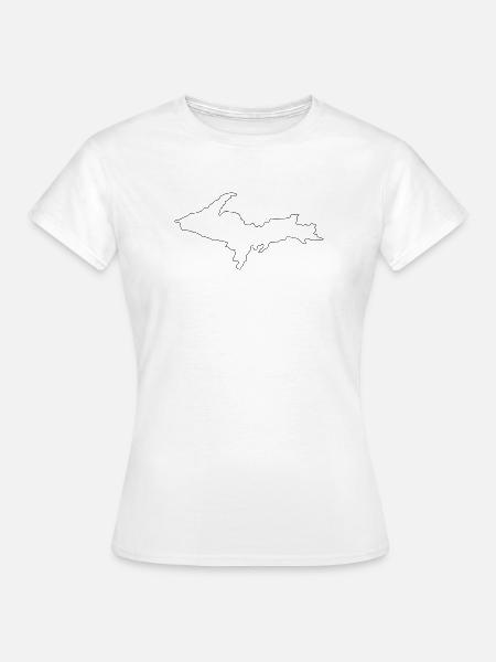 Michigan Obere Halbinsel - Frauen T-Shirt - Weiß