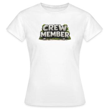 Membres de l’équipe - T-shirt Femme - blanc - Devant - AI Model Female 172 dark (172cm)