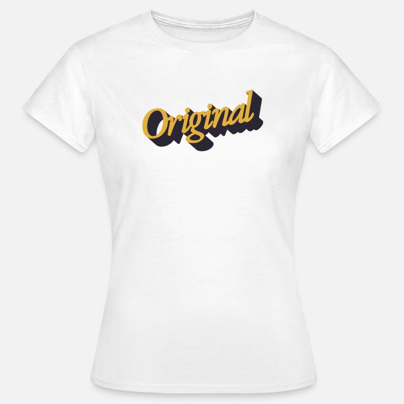 Original Lettering - Women's T-Shirt - white