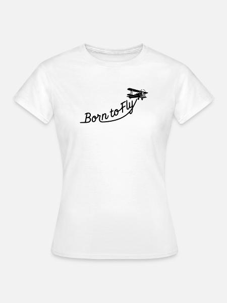 born to fly - Women's T-Shirt - white