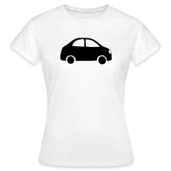 Cadeau du permis de conduire automobile - T-shirt Femme - blanc - Devant - AI Model Female 172 dark (172cm)