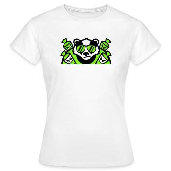 Badger Sugar Cones Logo - Women's T-Shirt - white - Front - AI Model Female 172 dark (172cm)