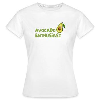 Avocado Enthusiast Design - Frauen T-Shirt - Weiß - Vorne - AI Model Female 172 dark (172cm)