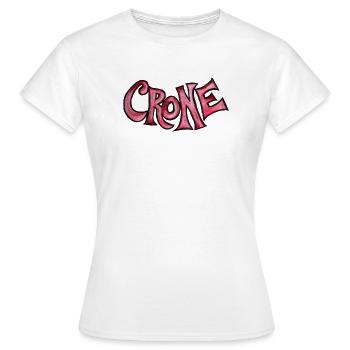 Crone Red Grotesque Text - Frauen T-Shirt - Weiß - Vorne - AI Model Female 172 dark (172cm)