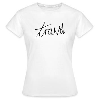 reisen - Frauen T-Shirt - Weiß - Vorne - AI Model Female 172 dark (172cm)