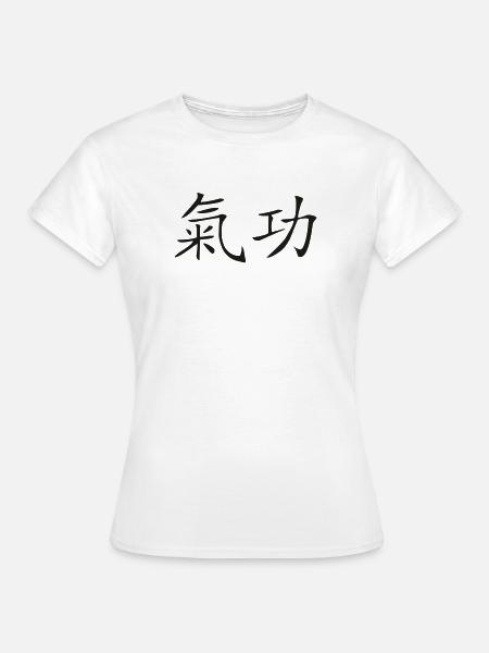 Qi-Gong-Kanji - Frauen T-Shirt - Weiß