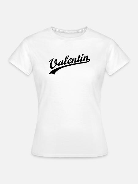 Valentin - Frauen T-Shirt - Weiß