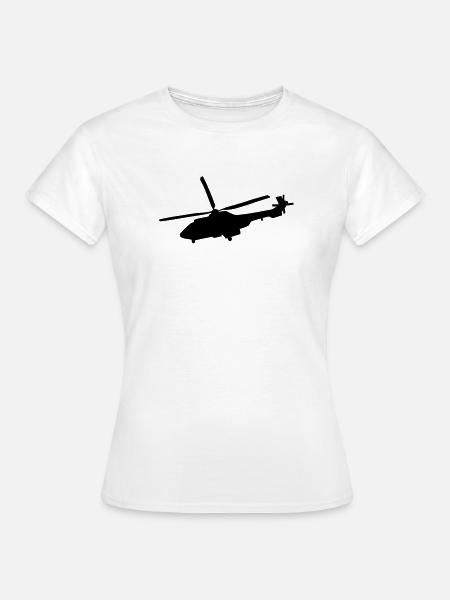 Hubschrauber - Frauen T-Shirt - Weiß