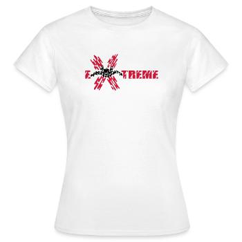 skydiver extreme - T-shirt Femme - blanc - Devant - AI Model Female 172 dark (172cm)