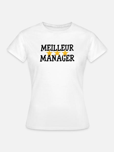 Meilleur Manager - T-shirt Femme - blanc