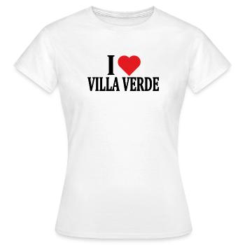J’adore Villa Verde t-shirt Sardaigne - T-shirt Femme - blanc - Devant - AI Model Female 172 dark (172cm)