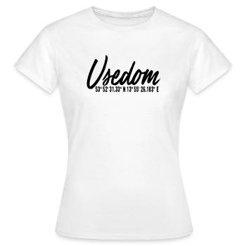 Island of Usedom Shirt - Women's T-Shirt - white - Front - AI Model Female 172 dark (172cm)
