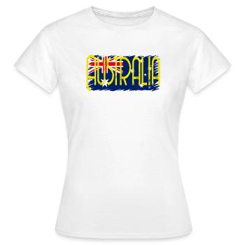 Australien zwei - Frauen T-Shirt - Weiß - Vorne - AI Model Female 172 dark (172cm)