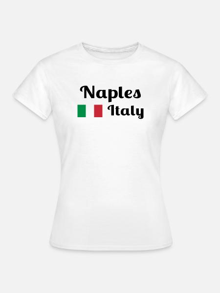 Neapel Italia - Stilvolle Drucke - Frauen T-Shirt - Weiß