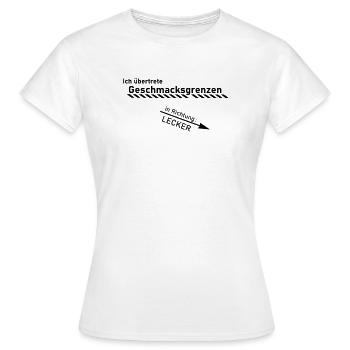 Limite de goût - T-shirt Femme - blanc - Devant - AI Model Female 172 dark (172cm)