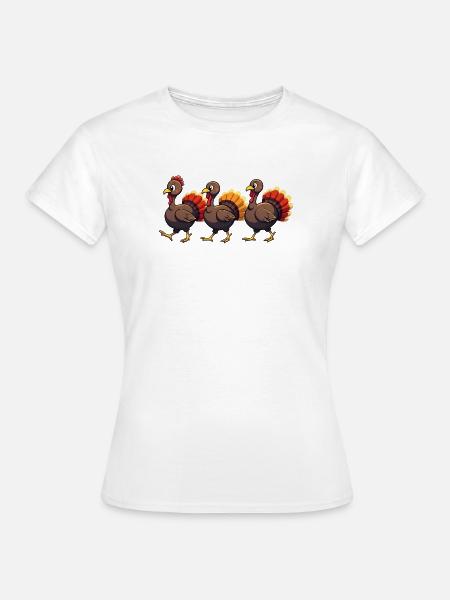 Thanksgiving Truthahn Baby - Frauen T-Shirt - Weiß