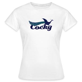 Vol du Phénix Arrogant - T-shirt Femme - blanc - Devant - AI Model Female 172 dark (172cm)