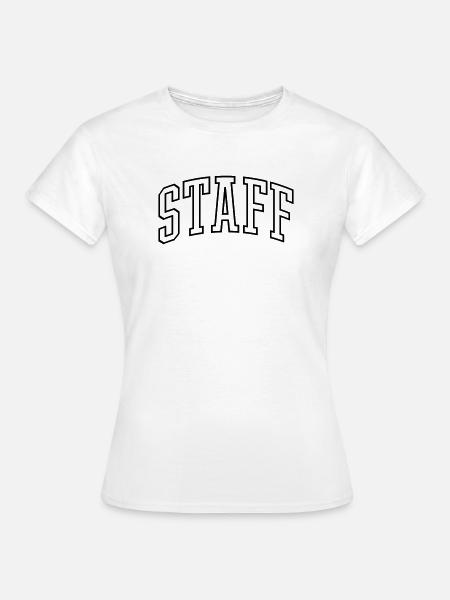 Staff - Frauen T-Shirt - Weiß