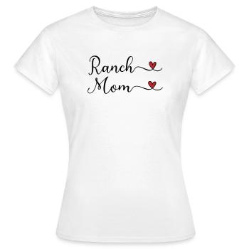 Ranch Mom - Frauen T-Shirt - Weiß - Vorne - AI Model Female 172 dark (172cm)