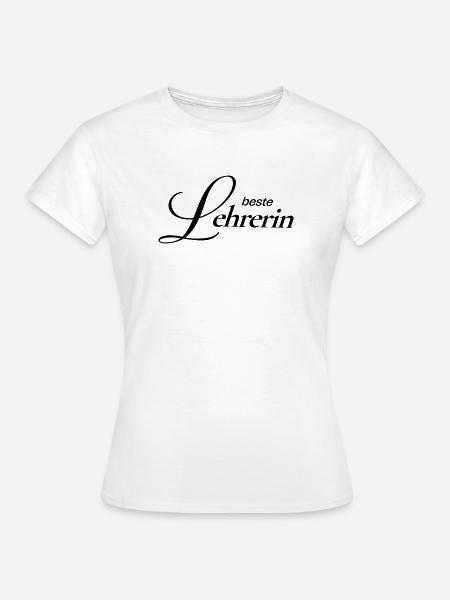 Beste Lehrerin - Frauen T-Shirt - Weiß