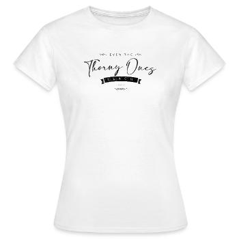 Épineux - T-shirt Femme - blanc - Devant - AI Model Female 172 dark (172cm)