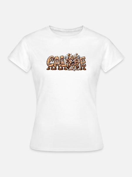 Ruhige, lustige Buchstaben. - Frauen T-Shirt - Weiß