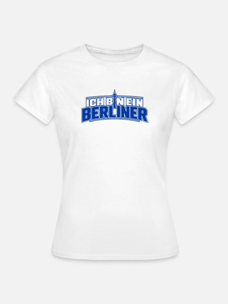 Ich bin Berliner Skyline - Frauen T-Shirt - Weiß