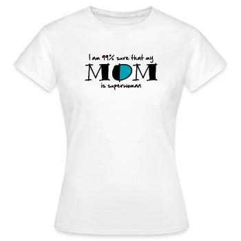 99% Superwoman (eng) - Frauen T-Shirt - Weiß - Vorne - AI Model Female 172 dark (172cm)