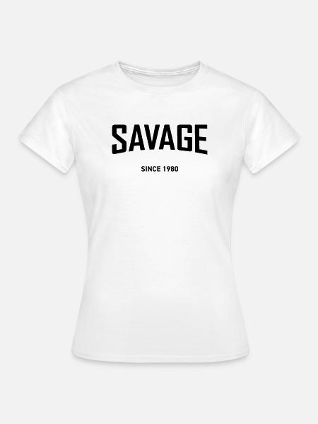 SAVAGE SEIT 1980 - Frauen T-Shirt - Weiß