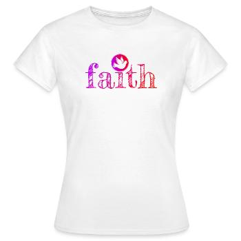 Foi - T-shirt Femme - blanc - Devant - AI Model Female 172 dark (172cm)