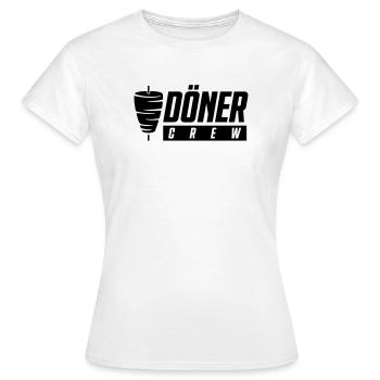 L’équipe Döner - T-shirt Femme - blanc - Devant - AI Model Female 172 dark (172cm)