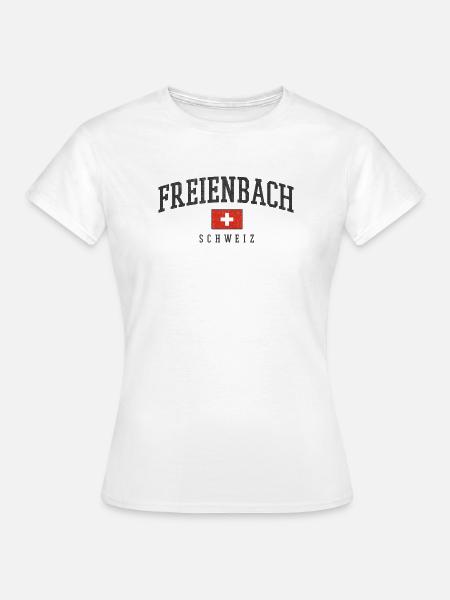 Freienbach Schweiz Emblem - Frauen T-Shirt - Weiß