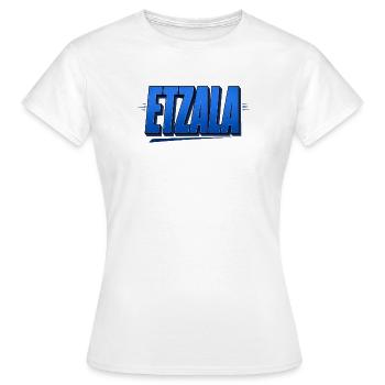 Etzala – Franconian dialect - Women's T-Shirt - white - Front - AI Model Female 172 dark (172cm)