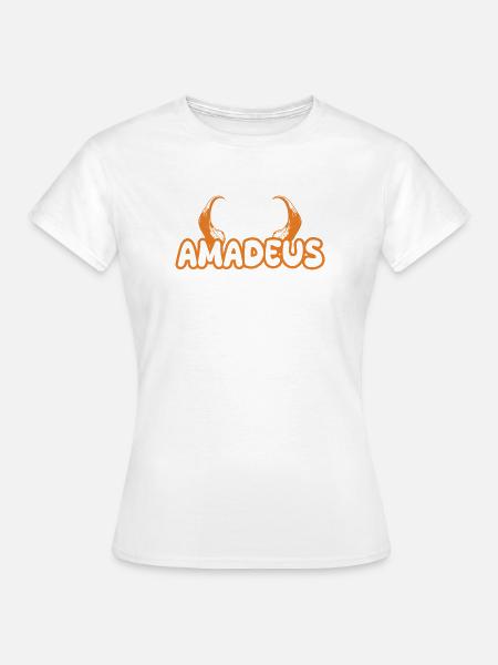 Amadeus als Teufel - Frauen T-Shirt - Weiß