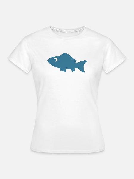 Fisch - Frauen T-Shirt - Weiß