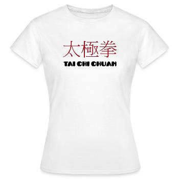 Tai Chi Chuan - T-shirt Femme - blanc - Devant - AI Model Female 172 dark (172cm)