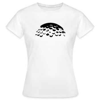 Golfball - Frauen T-Shirt - Weiß - Vorne - AI Model Female 172 dark (172cm)