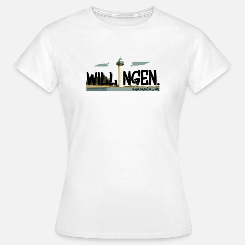 Willingen is only once a year - Women's T-Shirt - white