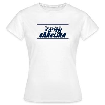 South Carolina Palm - Frauen T-Shirt - Weiß - Vorne - AI Model Female 172 dark (172cm)