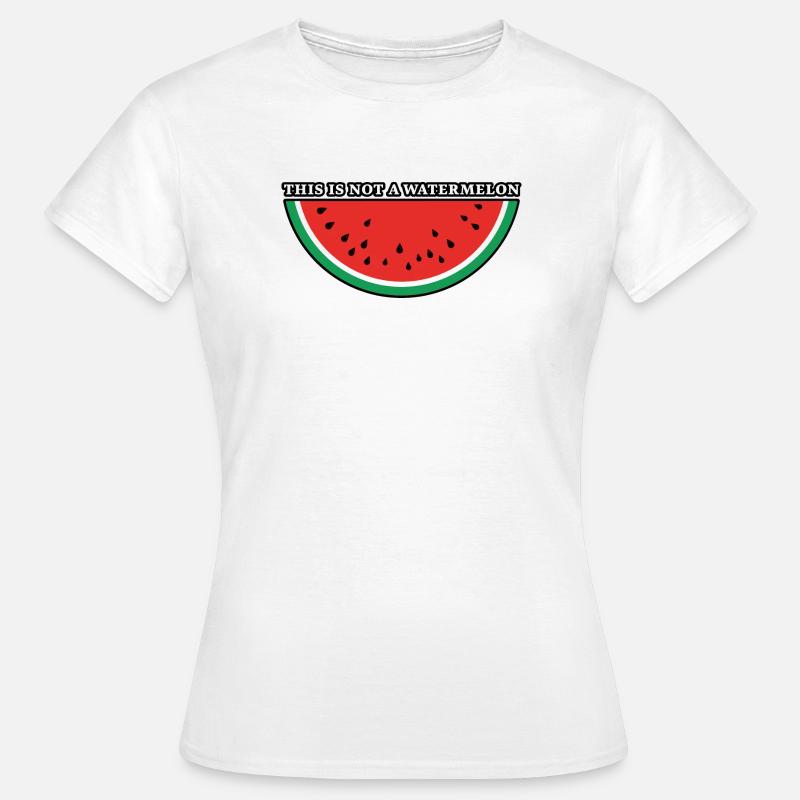 This Is Not A Watermelon - Women's T-Shirt - white