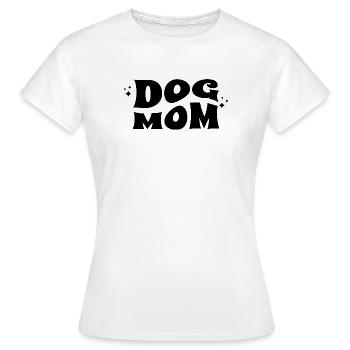 Dog Mom Love Design - Frauen T-Shirt - Weiß - Vorne - AI Model Female 172 dark (172cm)