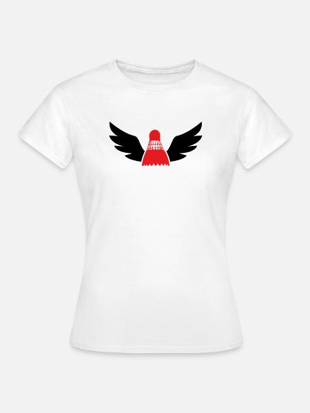 Badminton - Frauen T-Shirt - Weiß