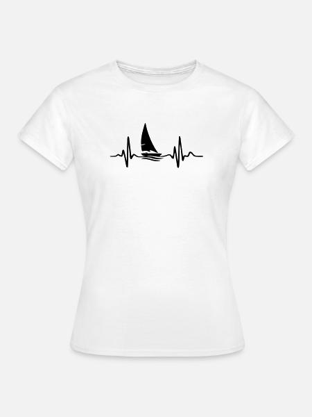 Segeln meer - Frauen T-Shirt - Weiß