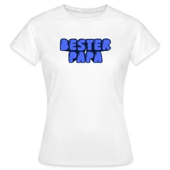 Bester Papa - Frauen T-Shirt - Weiß - Vorne - AI Model Female 172 dark (172cm)
