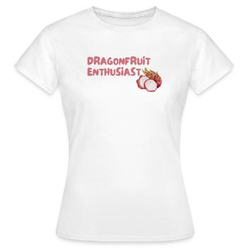 Drachenfrucht Enthusiast - Frauen T-Shirt - Weiß - Vorne - AI Model Female 172 dark (172cm)