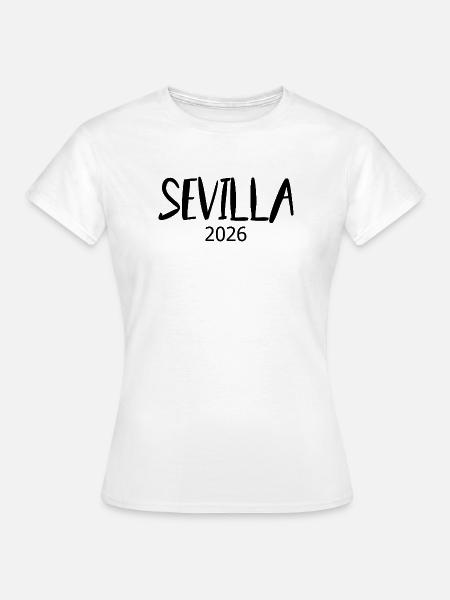 Sevilla_2026 - Frauen T-Shirt - Weiß