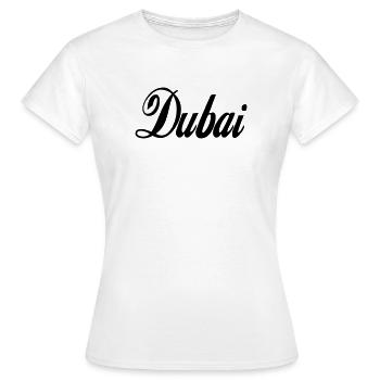 Dubai - Frauen T-Shirt - Weiß - Vorne - AI Model Female 172 dark (172cm)