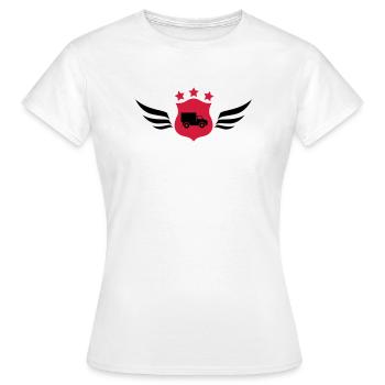 Mover Frachtführer Déménageur Déménagement - Women's T-Shirt - white - Front - AI Model Female 172 dark (172cm)