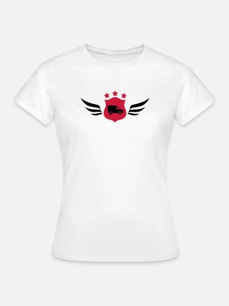frachtführer / möbelpacker / mover / bewegen - Frauen T-Shirt - Weiß